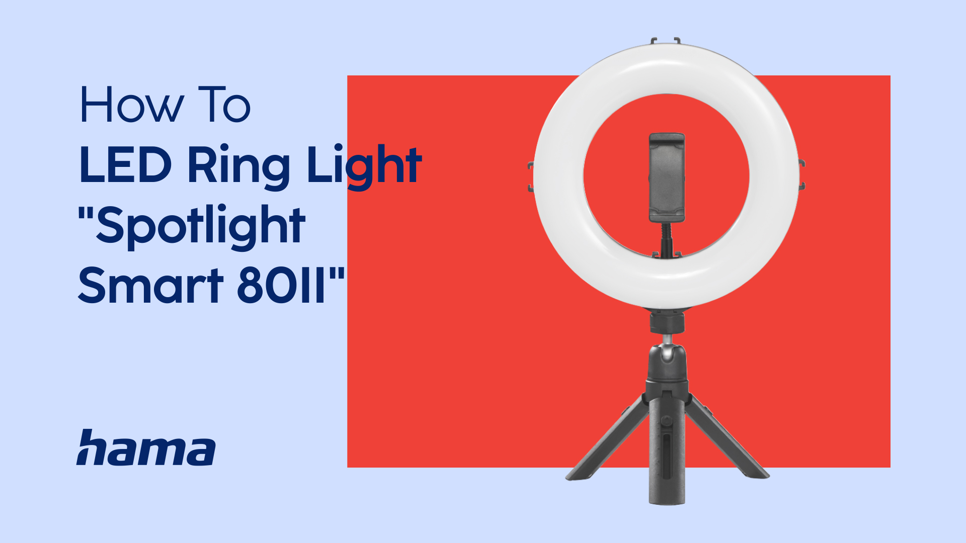 Hama LED Ring Light "Spotlight Smart 80II"