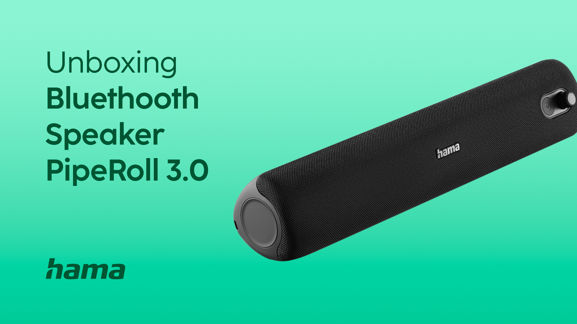 Hama Bluetooth „PipeRoll 3.0“ Loudspeaker| Unboxing