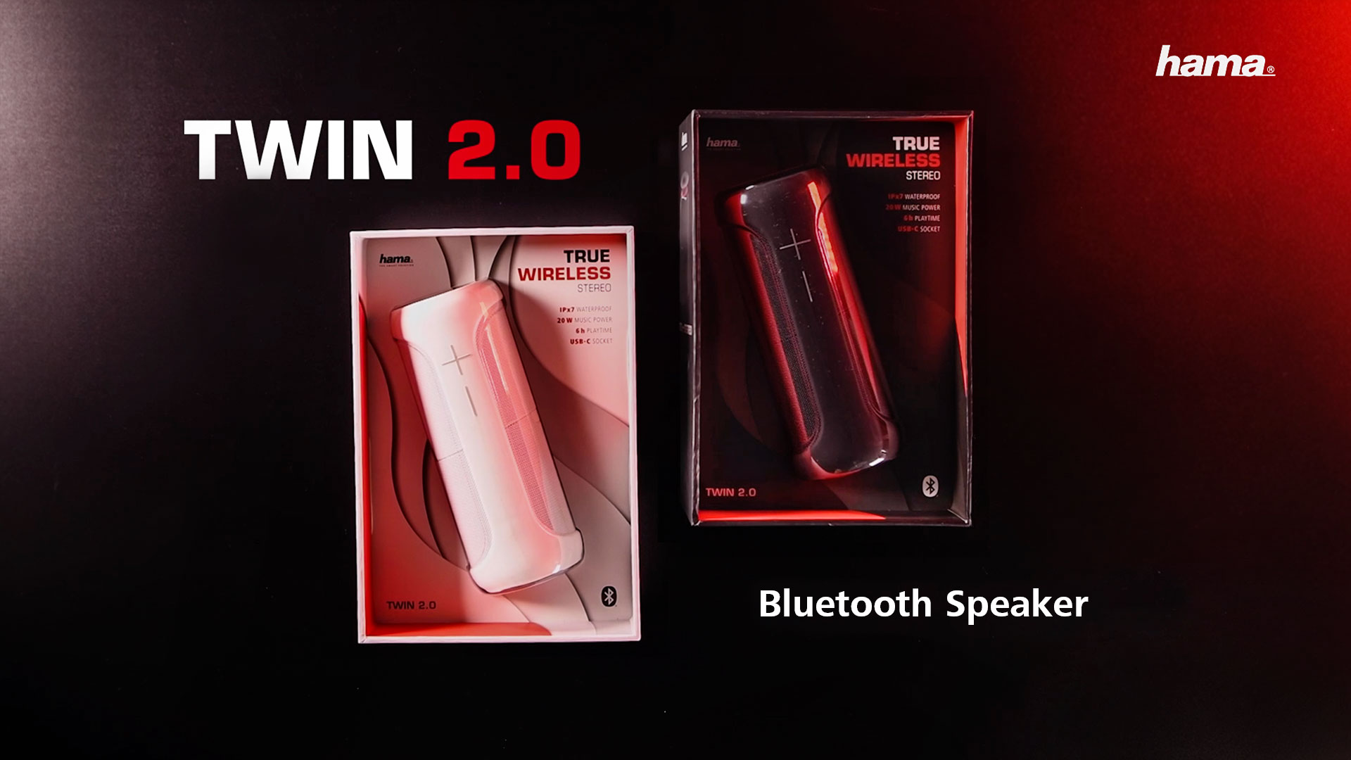 Hama Bluetooth® "Twin 2.0" Loudspeaker | Unboxing